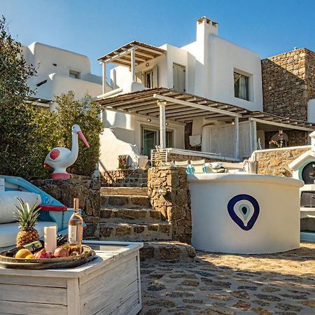 カロ・リヴァディ Manolia Luxury Private House By Mykonian Kazarteヴィラ エクステリア 写真