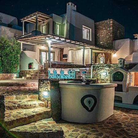 カロ・リヴァディ Manolia Luxury Private House By Mykonian Kazarteヴィラ エクステリア 写真