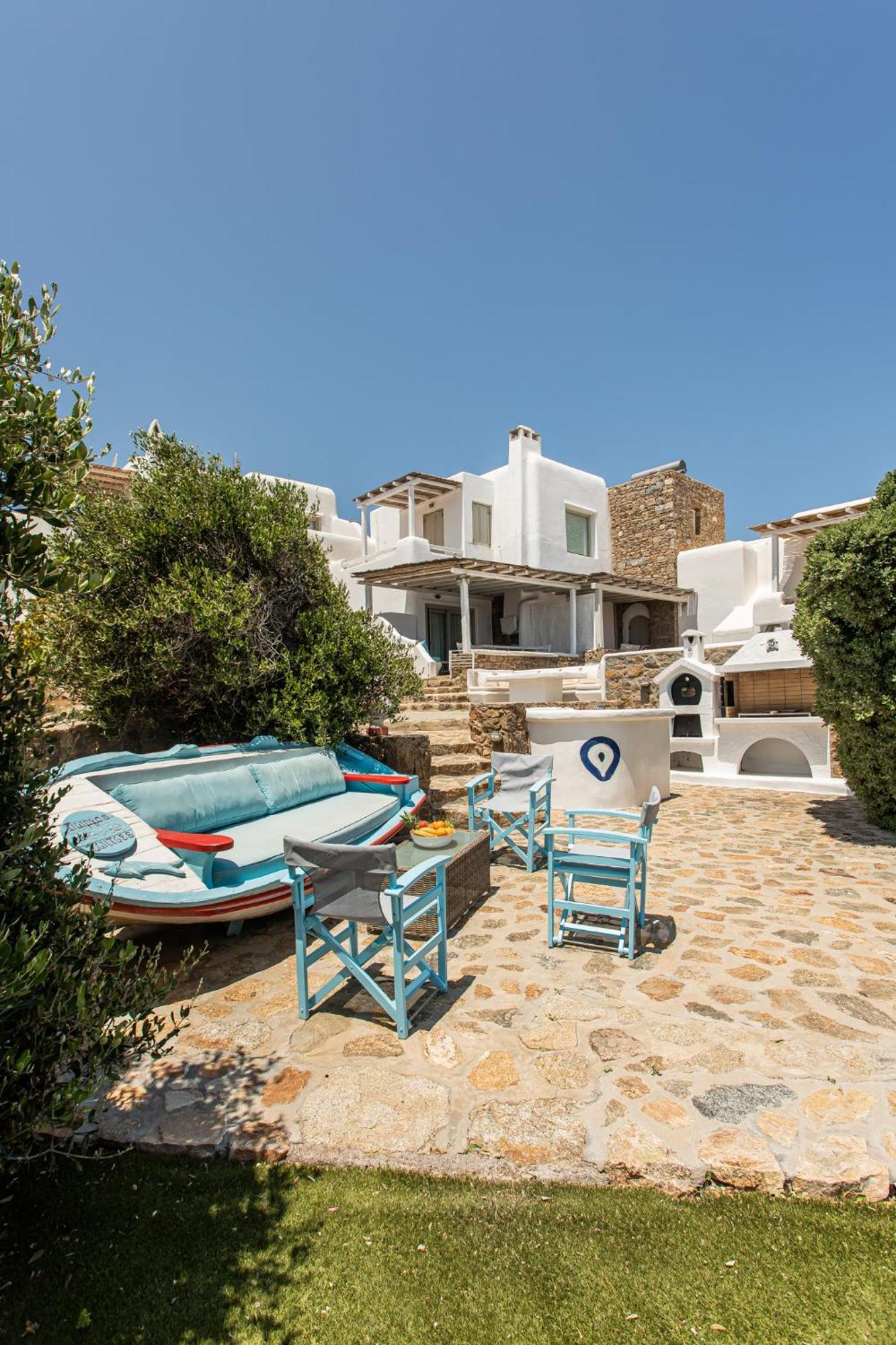 カロ・リヴァディ Manolia Luxury Private House By Mykonian Kazarteヴィラ エクステリア 写真