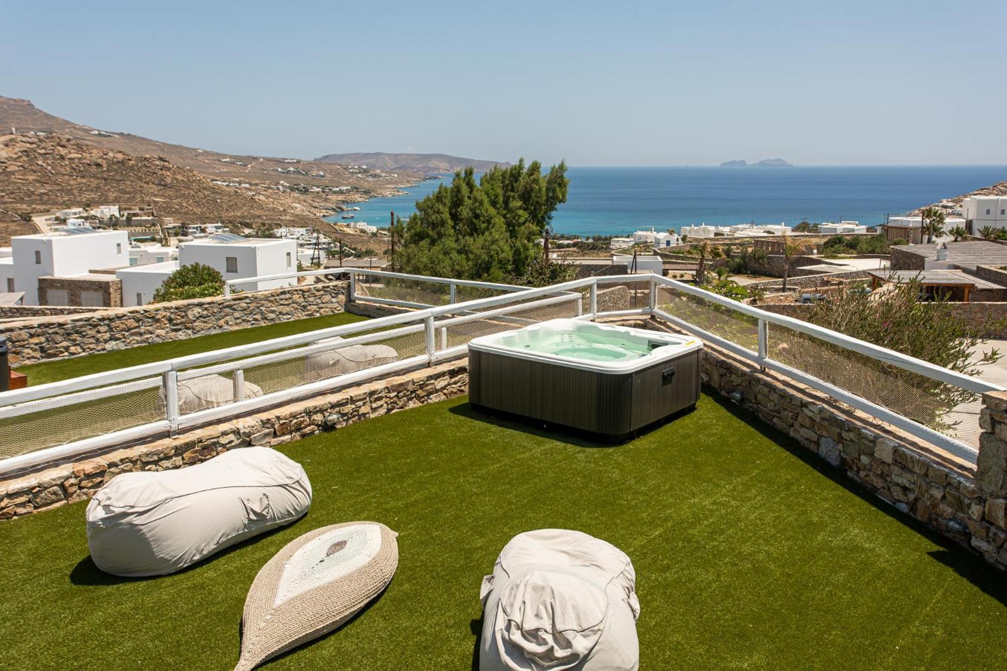 カロ・リヴァディ Manolia Luxury Private House By Mykonian Kazarteヴィラ エクステリア 写真