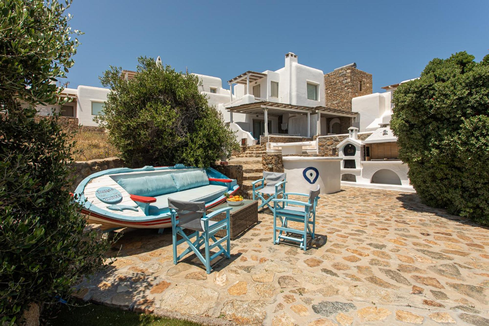 カロ・リヴァディ Manolia Luxury Private House By Mykonian Kazarteヴィラ エクステリア 写真