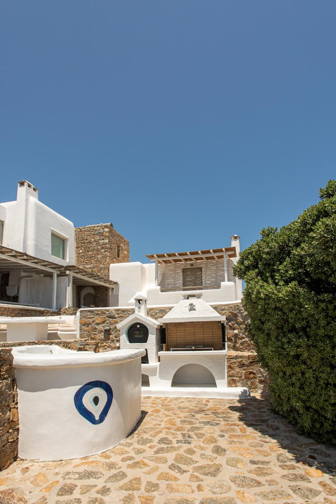 カロ・リヴァディ Manolia Luxury Private House By Mykonian Kazarteヴィラ エクステリア 写真