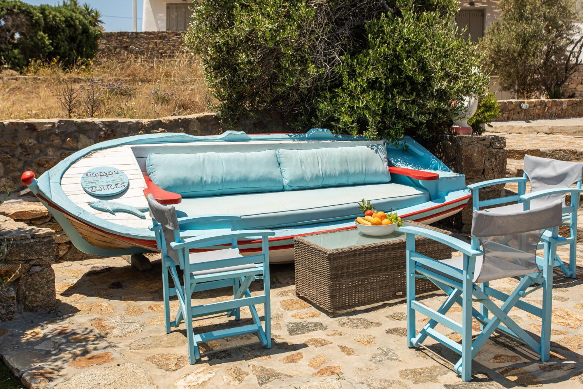 カロ・リヴァディ Manolia Luxury Private House By Mykonian Kazarteヴィラ エクステリア 写真