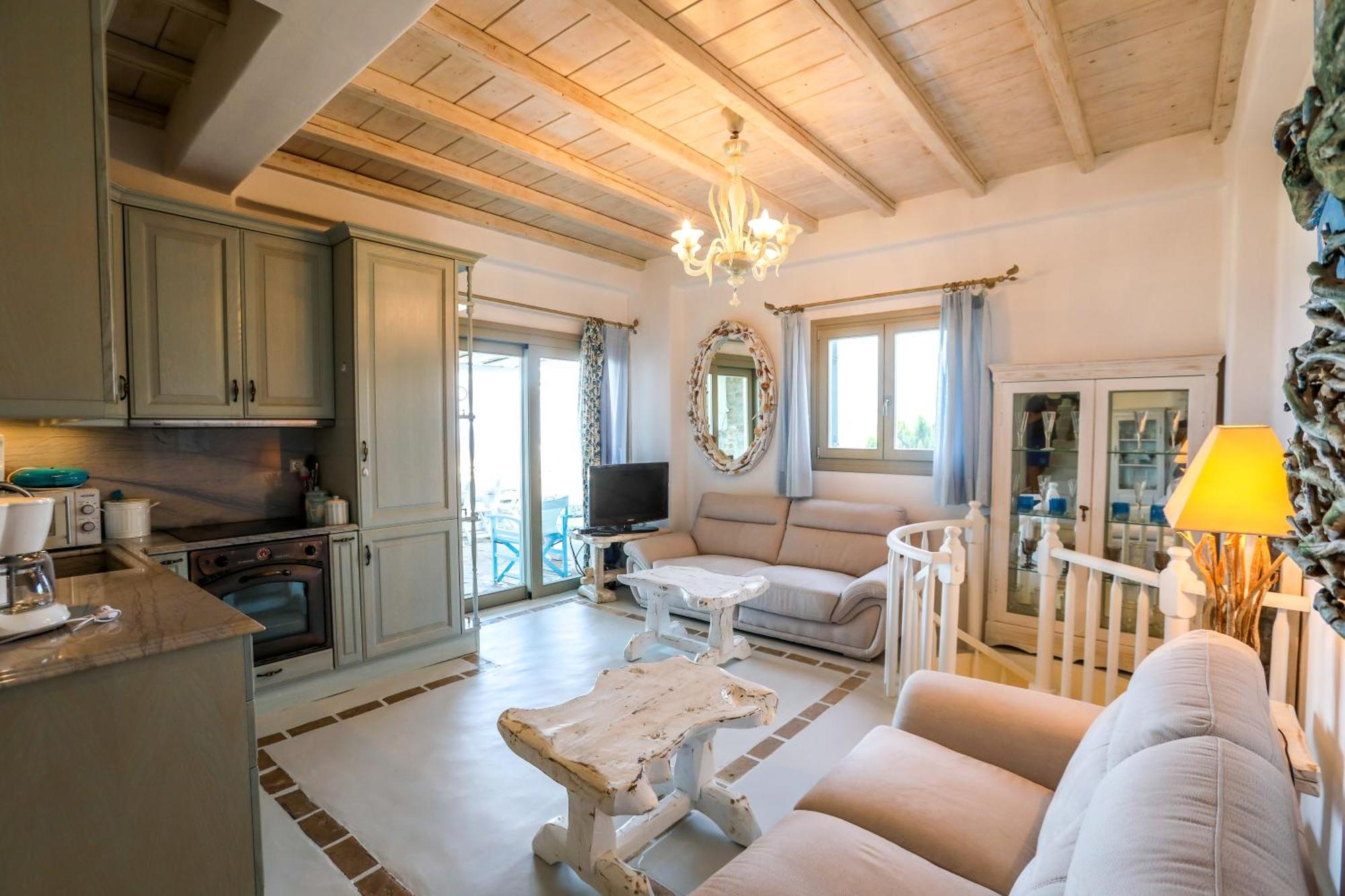 カロ・リヴァディ Manolia Luxury Private House By Mykonian Kazarteヴィラ エクステリア 写真