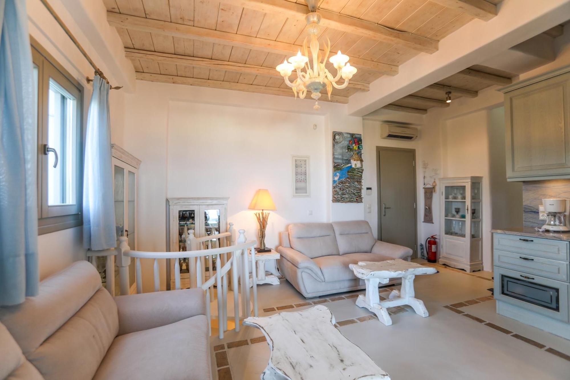 カロ・リヴァディ Manolia Luxury Private House By Mykonian Kazarteヴィラ エクステリア 写真
